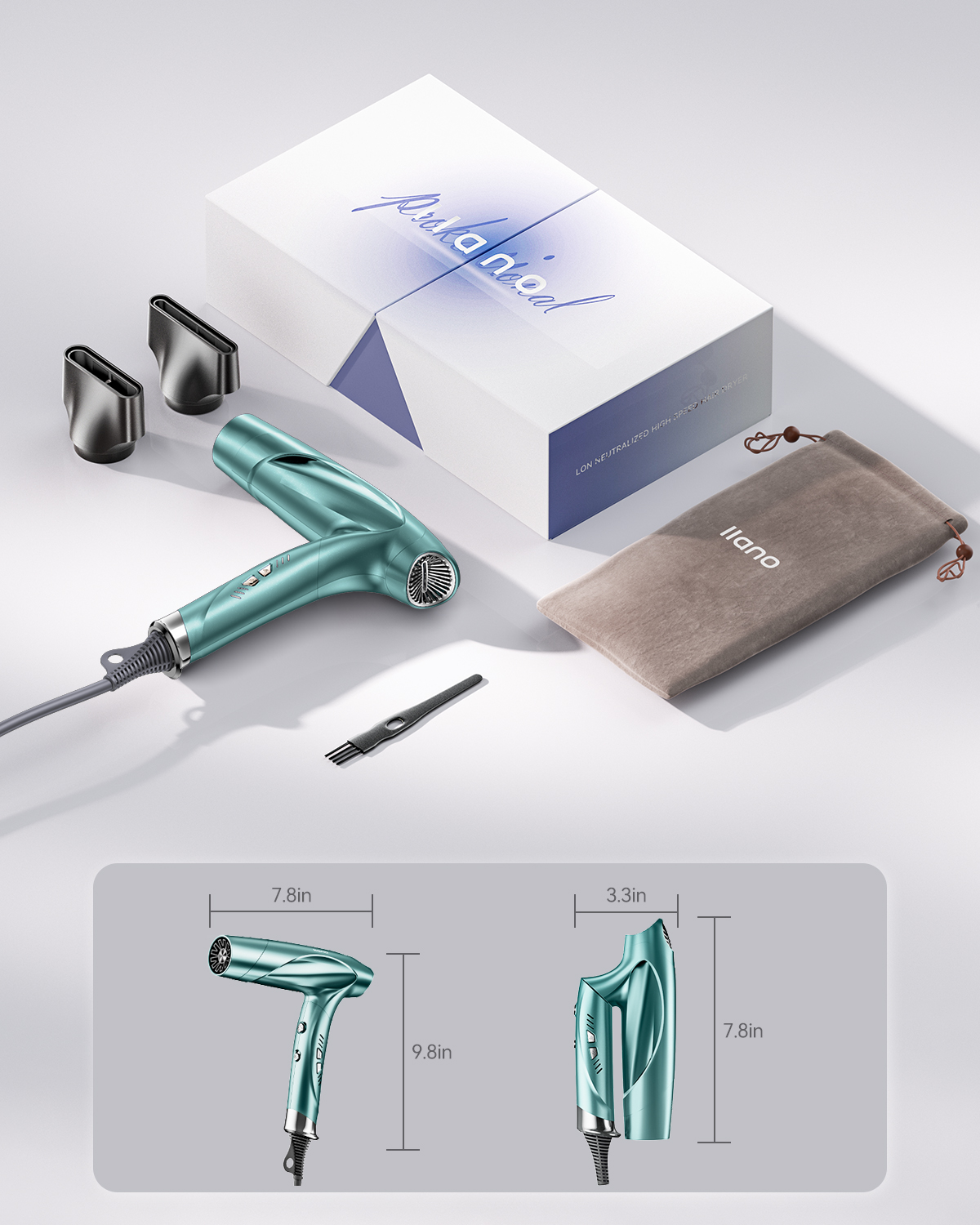 Ion Neutralizing High-Speed Hair Dryer