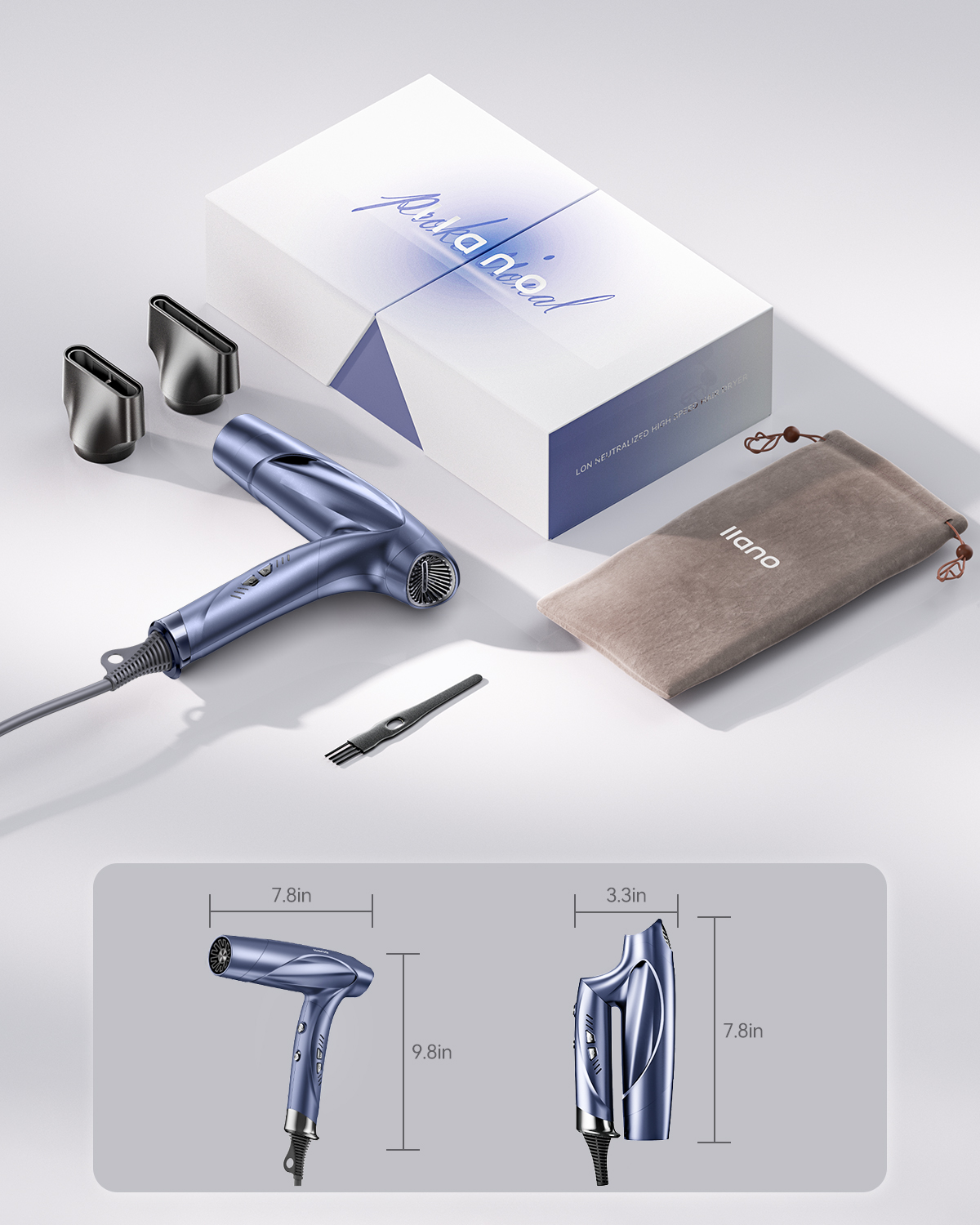 Ion Neutralizing High-Speed Hair Dryer