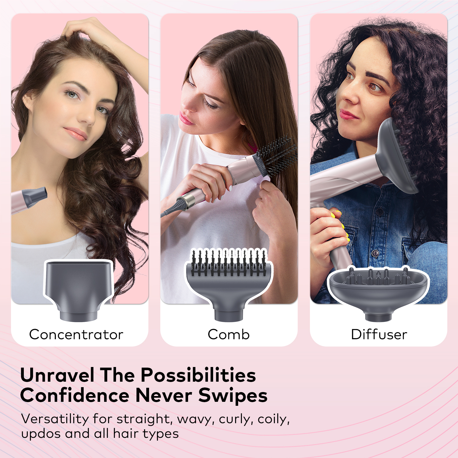 High-Speed Hair Dryer Set